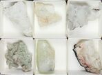 Mixed Indian Mineral & Crystal Flat - Pieces #95598-1